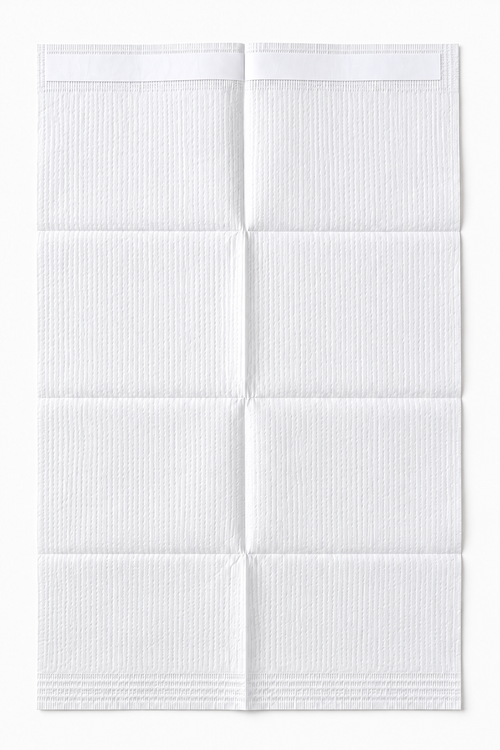 An unfolded Medico Disposable Clothing Protector / Bib